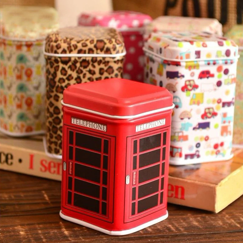 Metal Candy Telephone Booth Cans Storage Box Trinket Tin Jewelry Iron Coin Storage Square Box Case For Sundries Organizer
Metal Candy Telephone Booth Cans Storage Box Trinket Tin Jewelry Iron Coin Storage Square Box Case For Sundries Organizer