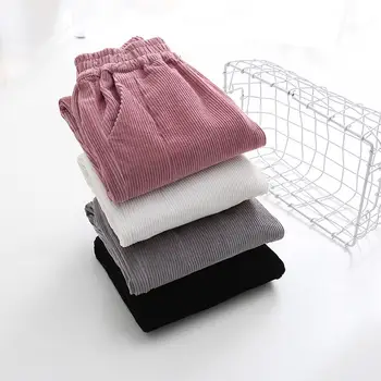 Corduroy Pants Vintage Streetwear Trousers Women Loose Plus Size Harem Pants Female Casual High Waist Pants Pantalon Femme Q1555
Corduroy Pants Vintage Streetwear Trousers Women Loose Plus Size Harem Pants Female Casual High Waist Pants Pantalon Femme Q1555