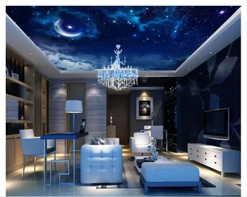 Custom photo wallpaper 3d ceiling wallpaper murals Fantastic Star Moon Sky Ceiling Fresco zenith mural wallpapers living room
Custom photo wallpaper 3d ceiling wallpaper murals Fantastic Star Moon Sky Ceiling Fresco zenith mural wallpapers living room