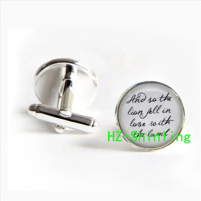 Sale Twilight 'And so the lion fell in love with the lamb' Edward Cullen Quote cufflinks gift Glass Cabochon cufflinks 2017
Sale Twilight 'And so the lion fell in love with the lamb' Edward Cullen Quote cufflinks gift Glass Cabochon cufflinks 2017