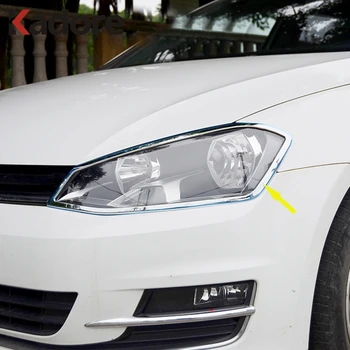 For Volkswagen Golf 7 MK7 2013 2014 2015 2016 ABS Chrome Auto Headlight Hood Bezels Front Head Lights Lamps Covers Trim
For Volkswagen Golf 7 MK7 2013 2014 2015 2016 ABS Chrome Auto Headlight Hood Bezels Front Head Lights Lamps Covers Trim