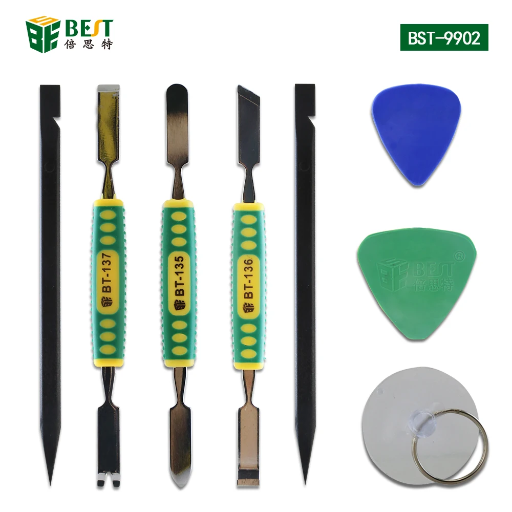 Free shipping BEST-9902 Disassemble Opening Repair Tool kits with Suction Cup Non-Nylon Pry Tools Metal Pry Bar
Free shipping BEST-9902 Disassemble Opening Repair Tool kits with Suction Cup Non-Nylon Pry Tools Metal Pry Bar