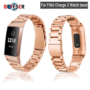 BEYESER Metal Fitbit Charge 3 Band Strap For Fitbit Charge 3 Smart Wristband Replacement Slingshot Buckle Solid Metal Belt
BEYESER Metal Fitbit Charge 3 Band Strap For Fitbit Charge 3 Smart Wristband Replacement Slingshot Buckle Solid Metal Belt