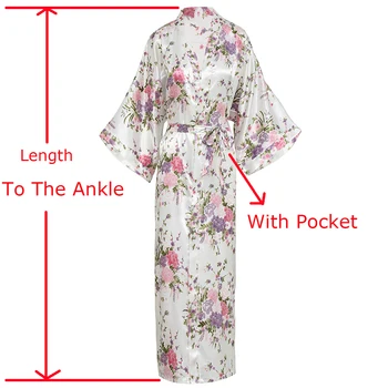 White Women Floral Stain Robe Sexy Lady Sleepwear Bride Bridesmaid Rayon Nightgown Print Kimono Bath Gown Casual Home Wear
White Women Floral Stain Robe Sexy Lady Sleepwear Bride Bridesmaid Rayon Nightgown Print Kimono Bath Gown Casual Home Wear
