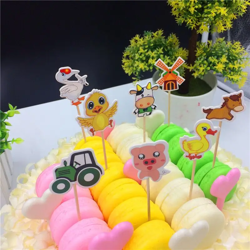 48pcs Cute Animal farms Quality Cupcake Toppers chooses Birthday Party Decoration Supplies Children
48pcs Cute Animal farms Quality Cupcake Toppers chooses Birthday Party Decoration Supplies Children