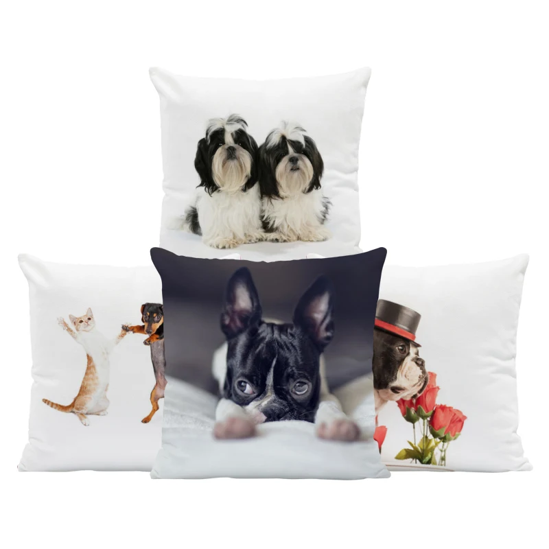 Pug Shih Tzu Cushion Cover Dog Boston Terrier Pillow Case Ethnic Bookcase Gifts Home Decoration Pillow With Cover Large Velvet
Pug Shih Tzu Cushion Cover Dog Boston Terrier Pillow Case Ethnic Bookcase Gifts Home Decoration Pillow With Cover Large Velvet