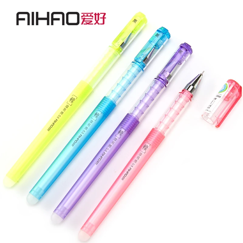 AIHAO 12pcs/lot Erasable Pen Unisex 0.5mm Pen Magic Erasable Pen Spine type Silicone Soft Hands Pen Free Shipping
AIHAO 12pcs/lot Erasable Pen Unisex 0.5mm Pen Magic Erasable Pen Spine type Silicone Soft Hands Pen Free Shipping