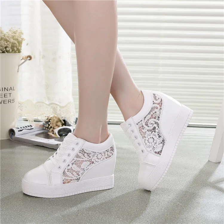 Women Sneakers Fashion Heels Women Height Increasing Breathable Lace-Up Wedges Sneakers Platform Shoes Woman Casual Shoes
Women Sneakers Fashion Heels Women Height Increasing Breathable Lace-Up Wedges Sneakers Platform Shoes Woman Casual Shoes