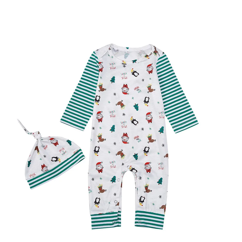 Newborn Baby Boys Christmas Cartoon Print Romper Jumpsuit+Hat Set Casaul Clothes Casual Little Sister 2019 Casual Outfit
Newborn Baby Boys Christmas Cartoon Print Romper Jumpsuit+Hat Set Casaul Clothes Casual Little Sister 2019 Casual Outfit
