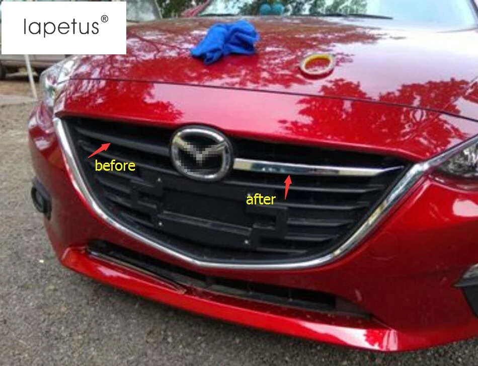 Accessories For Mazda 3 AXELA Hatchback Sedan 2014 2015 2016 Front Face Grille Grill Decoration Strip Molding Cover Kit Trim
Accessories For Mazda 3 AXELA Hatchback Sedan 2014 2015 2016 Front Face Grille Grill Decoration Strip Molding Cover Kit Trim