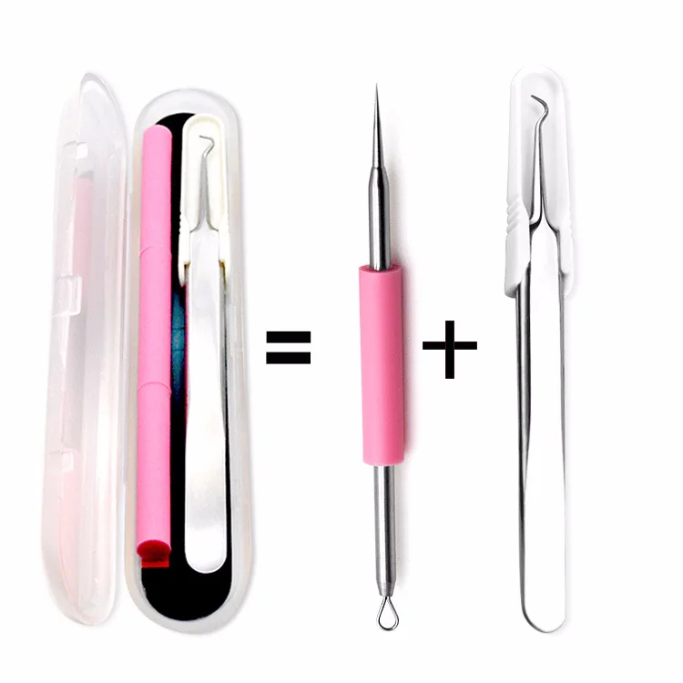 2pcs/set Stainless Steel Cell Folder Acne Needles Blackhead Removal Comedone Extractor Squeeze Beauty Tools
2pcs/set Stainless Steel Cell Folder Acne Needles Blackhead Removal Comedone Extractor Squeeze Beauty Tools