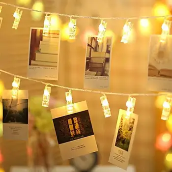 2.2m 20 Led Battery Box Photo Clip Lamp String Christmas Lights Indoor Decoration Lights
2.2m 20 Led Battery Box Photo Clip Lamp String Christmas Lights Indoor Decoration Lights