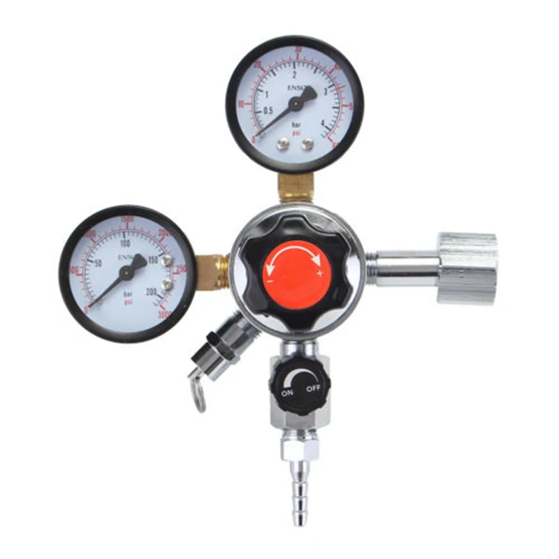 Carbon Dioxide Regulator Beer Pressure Reducer CO2 Regulator With Gas Connector With Switch Brewed Beer Bar Accessories
Carbon Dioxide Regulator Beer Pressure Reducer CO2 Regulator With Gas Connector With Switch Brewed Beer Bar Accessories
