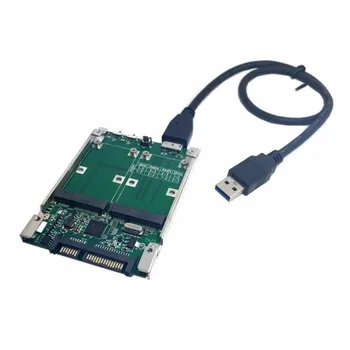 2.5" Dual Mini pcie PCI-E pci express pci-express mSATA RAID SSD Adapter to SATA Raid 22pin & USB 3.0 Hardware RAID card
2.5" Dual Mini pcie PCI-E pci express pci-express mSATA RAID SSD Adapter to SATA Raid 22pin & USB 3.0 Hardware RAID card