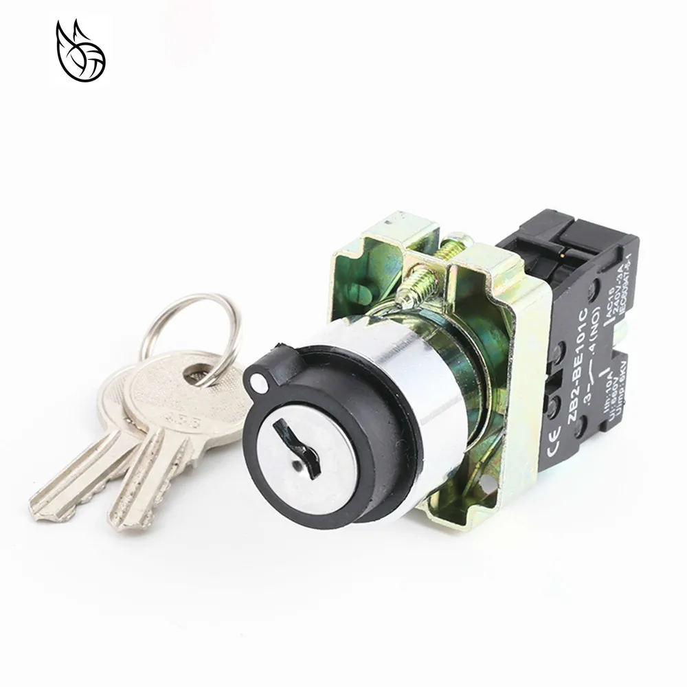 22mm 220VAC Rotary Selector Switches XB2-BG21 N/O Contact Rotary Key Lock Select Switch 400VAC 16A
22mm 220VAC Rotary Selector Switches XB2-BG21 N/O Contact Rotary Key Lock Select Switch 400VAC 16A