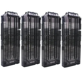 12 Reload Clip Magazines Round Darts Replacement Plastic Magazines Toy Gun Soft Bullet Clip Black (Pack of 4)
12 Reload Clip Magazines Round Darts Replacement Plastic Magazines Toy Gun Soft Bullet Clip Black (Pack of 4)