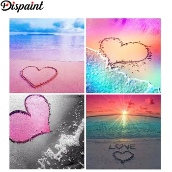 Dispaint Full Square/Round Drill 5D DIY Diamond Painting "Beach heart scenery" 3D Embroidery Cross Stitch 5D Home Decor Gift
Dispaint Full Square/Round Drill 5D DIY Diamond Painting "Beach heart scenery" 3D Embroidery Cross Stitch 5D Home Decor Gift