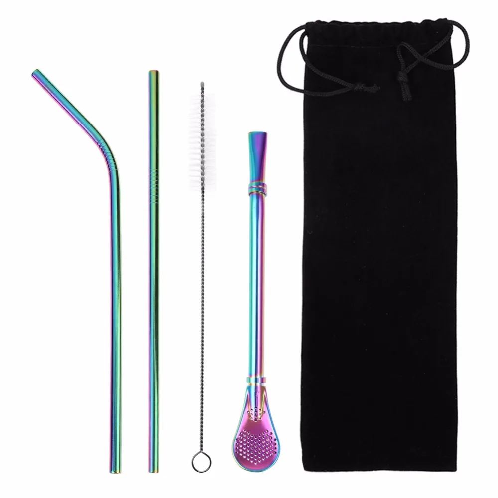 5pcs Eco Friendly Reusable Straw 304 Stainless Steel Straw Smoothies Metal Drinking Straws Set with Brush Bag Wholesale
5pcs Eco Friendly Reusable Straw 304 Stainless Steel Straw Smoothies Metal Drinking Straws Set with Brush Bag Wholesale