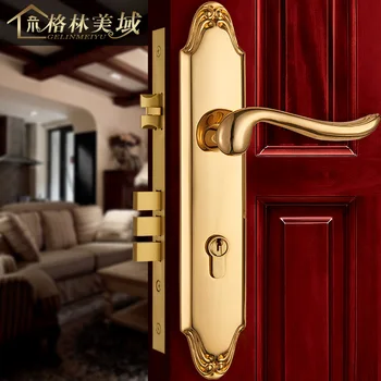 European copper door lock full copper room door lock room bedroom solid wood door lock villa door lock
European copper door lock full copper room door lock room bedroom solid wood door lock villa door lock