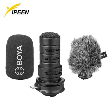 BOYA BY-DM200 Digital Stereo Condenser Shotgun Microphone with Lightning Input for Apple iPhone 8 x 7 plus iPad iPod Touch etc
BOYA BY-DM200 Digital Stereo Condenser Shotgun Microphone with Lightning Input for Apple iPhone 8 x 7 plus iPad iPod Touch etc