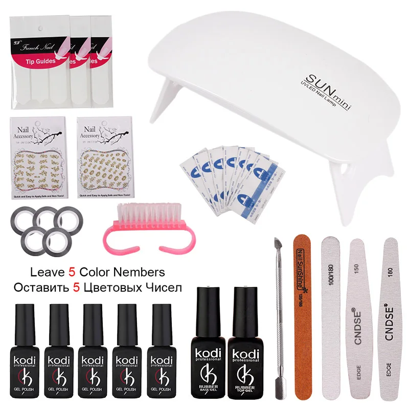 KODI UV LED Lamp For Nail 10 pcs UV Gel Nail Polish Kit Full Manicure Set Gel Polish Nail Art Kit Timer Dryer Tools For Manicure
KODI UV LED Lamp For Nail 10 pcs UV Gel Nail Polish Kit Full Manicure Set Gel Polish Nail Art Kit Timer Dryer Tools For Manicure