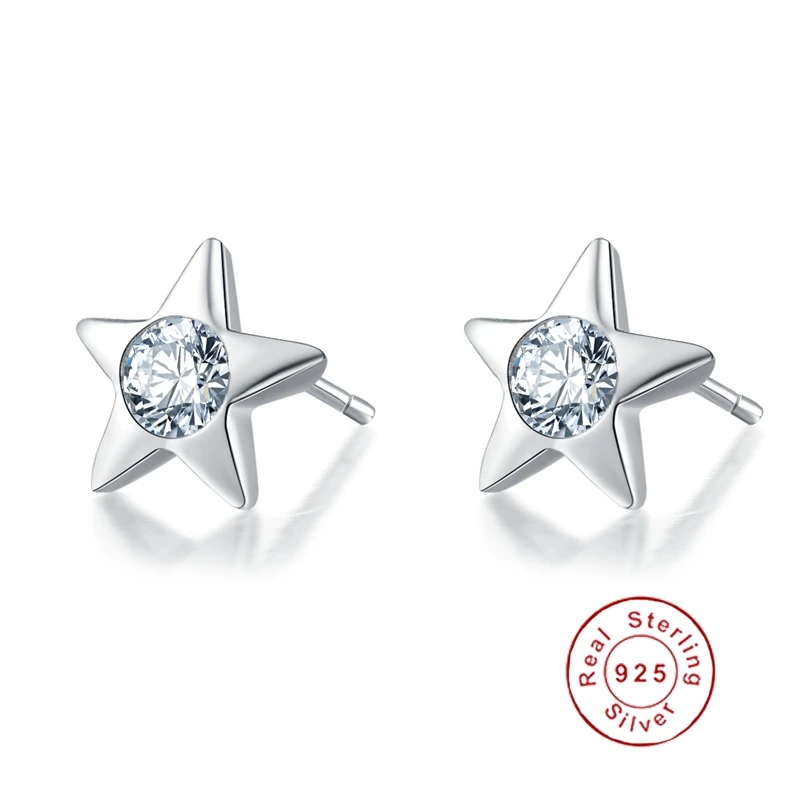 CHEAP 2016 New Arrival Authentic 925 Sterling Silver Dazzling Star Stud Earrings With Clear CZ Jewelry Special Store Free Ship
CHEAP 2016 New Arrival Authentic 925 Sterling Silver Dazzling Star Stud Earrings With Clear CZ Jewelry Special Store Free Ship