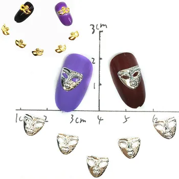 Silver Mask Nail Art Decorations Alloy Masquerade Nailart Supplies Kawaii Studs Sexy Para Embellishments Masked Ball Manicure
Silver Mask Nail Art Decorations Alloy Masquerade Nailart Supplies Kawaii Studs Sexy Para Embellishments Masked Ball Manicure