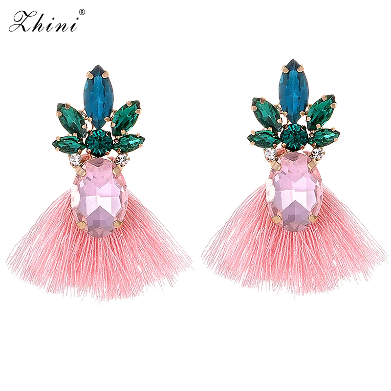 ZHINI Pineapple Crystal Tassel Big Long Drop Dangle Earrings for Women Trendy Jewelry Boho Wedding Earrings Statement Wholesale
ZHINI Pineapple Crystal Tassel Big Long Drop Dangle Earrings for Women Trendy Jewelry Boho Wedding Earrings Statement Wholesale