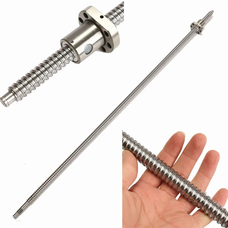 MTGATHER 1PCS SFU1605 L1000mm Rolled Ball Screw Ballscrew With flange single ball nut for machined CNC parts Linear Guides
MTGATHER 1PCS SFU1605 L1000mm Rolled Ball Screw Ballscrew With flange single ball nut for machined CNC parts Linear Guides