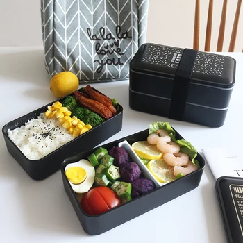 Lunch Bento Box Double Food Container Microwave Container storage spoon Office Worker School Multifunctional lunch box 2000ml
Lunch Bento Box Double Food Container Microwave Container storage spoon Office Worker School Multifunctional lunch box 2000ml