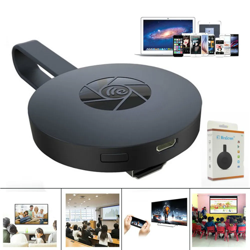 Android Wireless WiFi Display TV Dongle Receiver 1080P HD TV Stick Airplay Media Streamer Adapter Media For G2
Android Wireless WiFi Display TV Dongle Receiver 1080P HD TV Stick Airplay Media Streamer Adapter Media For G2