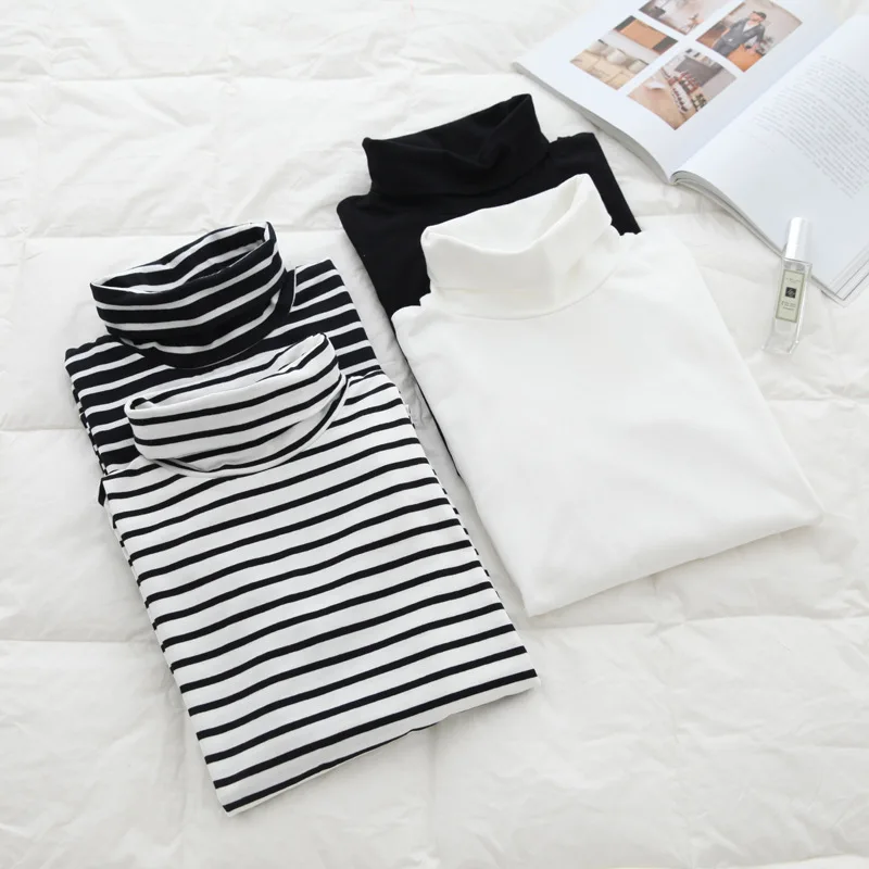 High Neck Strip Top Women Long Sleeve Cotton Shirt Layering Classic Basic Tops Striped
High Neck Strip Top Women Long Sleeve Cotton Shirt Layering Classic Basic Tops Striped