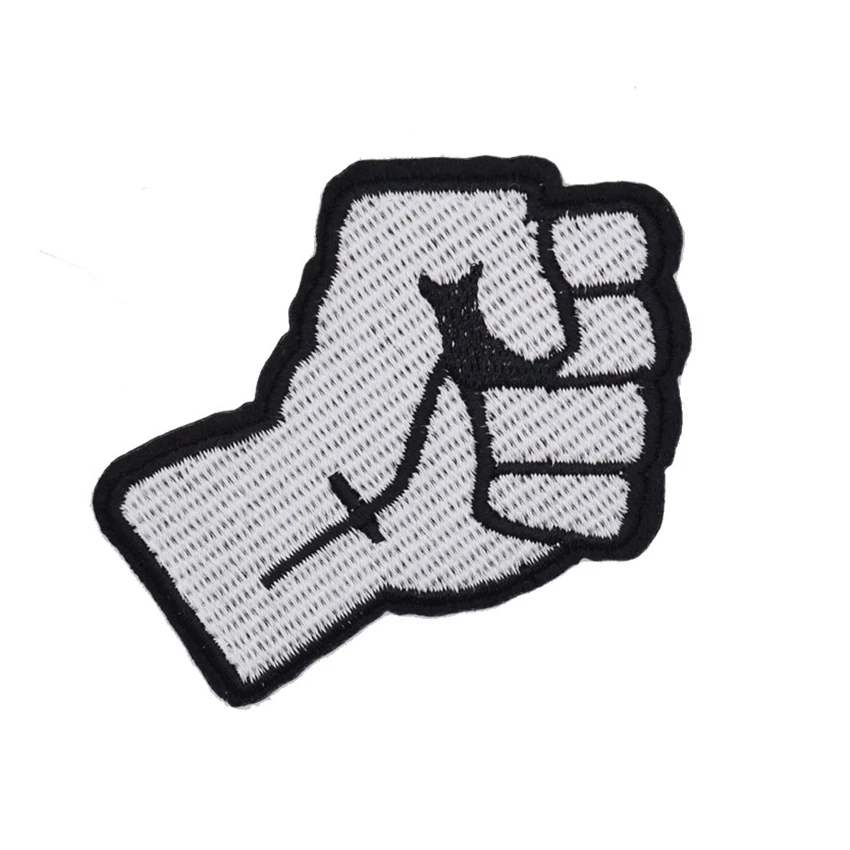 POW Gloves large Red Sticker Decal