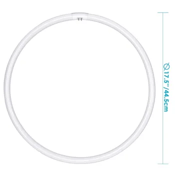 Neewer 75W 18 inches Cool White Fluorescent Bulb for Neewer Camera Photo Video 18 inches 600W 5500K Ring Flash Light(Bulb Only)
Neewer 75W 18 inches Cool White Fluorescent Bulb for Neewer Camera Photo Video 18 inches 600W 5500K Ring Flash Light(Bulb Only)