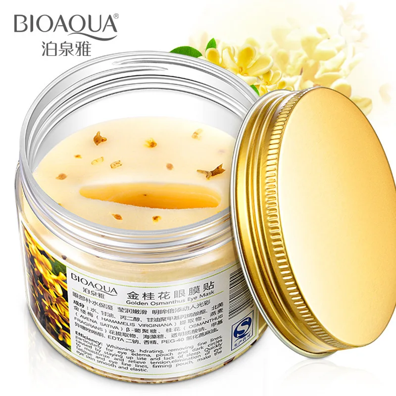BIOAQUA Gold Osmanthus Eye Patches Mask Collagen Gel Protein Sleep Patche Remover Dark Circles Eye Bag Eye care 80Pcs/ Bottle
BIOAQUA Gold Osmanthus Eye Patches Mask Collagen Gel Protein Sleep Patche Remover Dark Circles Eye Bag Eye care 80Pcs/ Bottle