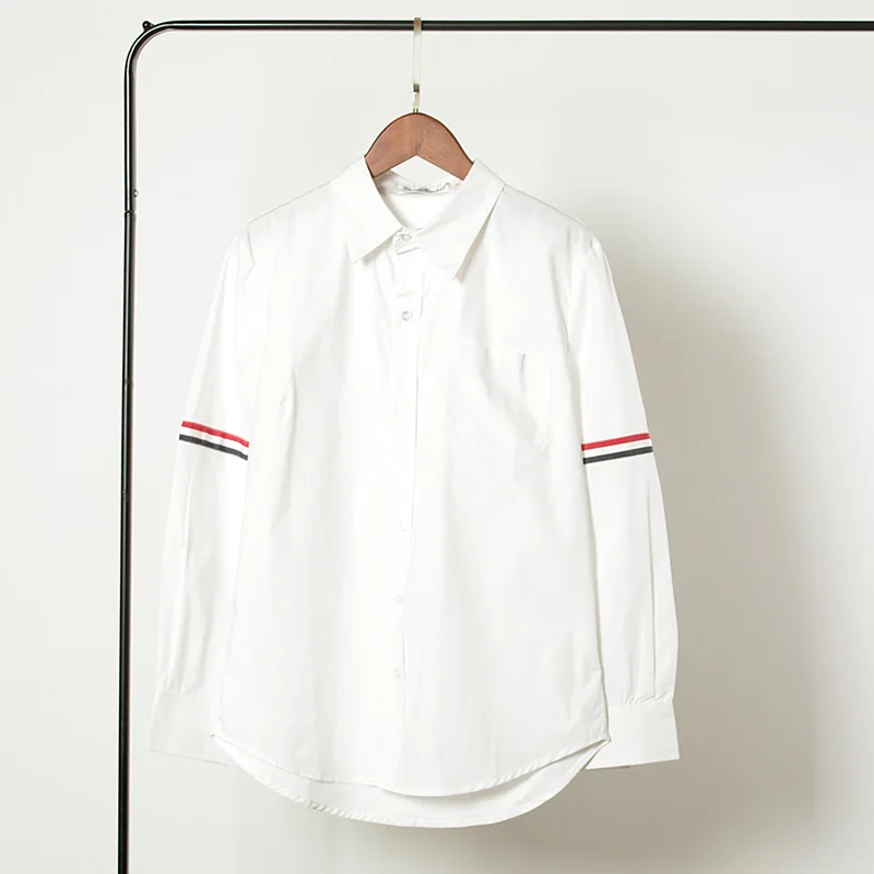 Womens Tops And Blouses Stripes Sleeve White Turn Down Collar Buttons Long Blouse
Womens Tops And Blouses Stripes Sleeve White Turn Down Collar Buttons Long Blouse