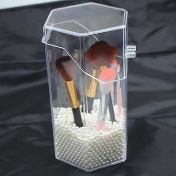 Transparent hexagon acrylic cosmetics brushes box with pearls inside clear hexagon cosmetics brushes pearls storage box TZ04
Transparent hexagon acrylic cosmetics brushes box with pearls inside clear hexagon cosmetics brushes pearls storage box TZ04
