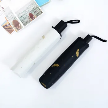 Creative rain and rain dual-use three-fold umbrella sunscreen rain feather pattern small fresh custom advertising umbrella
Creative rain and rain dual-use three-fold umbrella sunscreen rain feather pattern small fresh custom advertising umbrella