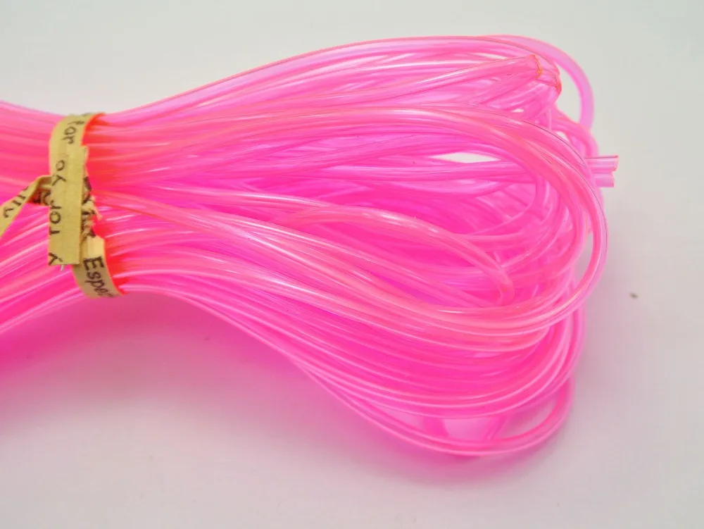 10 Meter Transparent Pink 2mm Hollow Rubber Tubing Jewelry Cord Cover Memory Wire
10 Meter Transparent Pink 2mm Hollow Rubber Tubing Jewelry Cord Cover Memory Wire