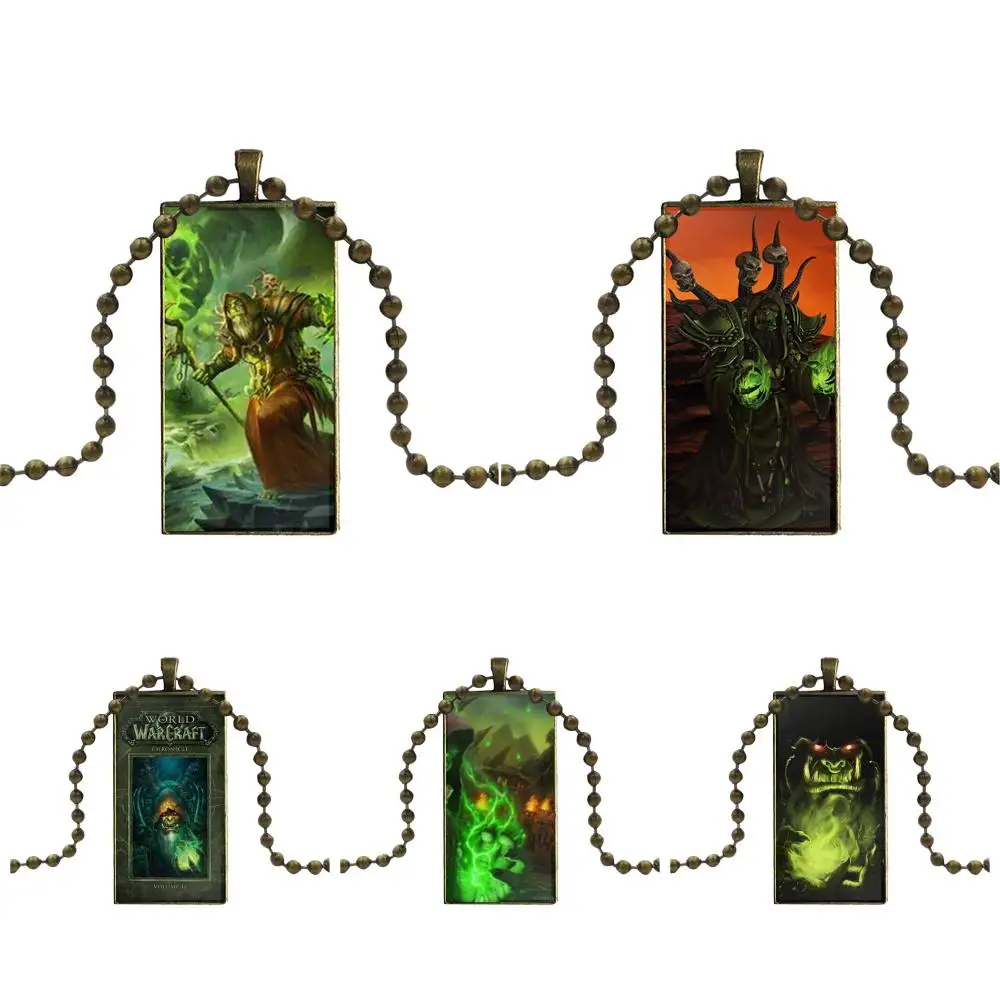 Wow World Of Warcraft Guldans Fashion Glass Cabochon Pendant Rectangle Necklace Choker Necklace Jewelry For Women Children
Wow World Of Warcraft Guldans Fashion Glass Cabochon Pendant Rectangle Necklace Choker Necklace Jewelry For Women Children
