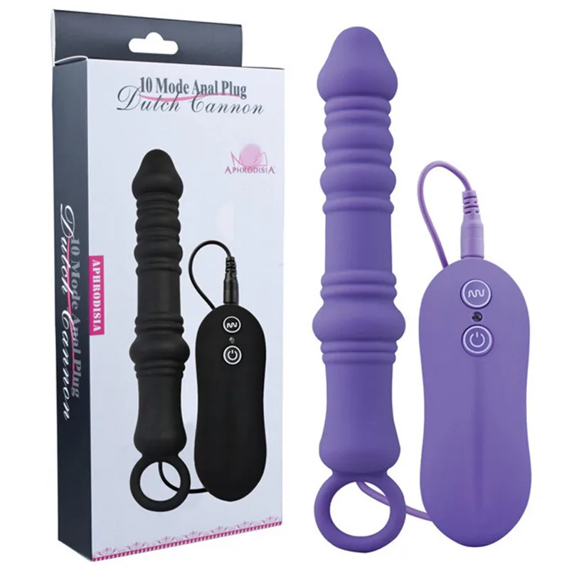 Silicone Butt Plug Anal Beads Plug Vibrations Anus G Spot Massager Dildo Vibrator Sex Toy for Men Women Adult Anal Sex Toys O4