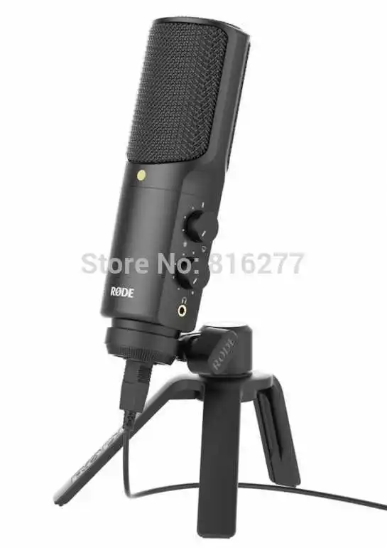Original Rode NT-USB professional condenser recording microphone USB computer mic support ios with Pop Filter and table stand
Original Rode NT-USB professional condenser recording microphone USB computer mic support ios with Pop Filter and table stand