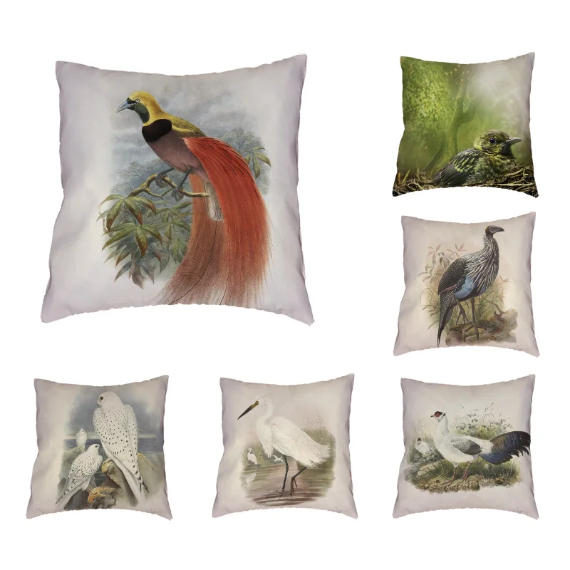 Peacock Cushion Cover Seagull Eagle And Cock Para Almofada Camping Rabbit Wave Point Bow Home Bed Car Office Couch Decoration
Peacock Cushion Cover Seagull Eagle And Cock Para Almofada Camping Rabbit Wave Point Bow Home Bed Car Office Couch Decoration
