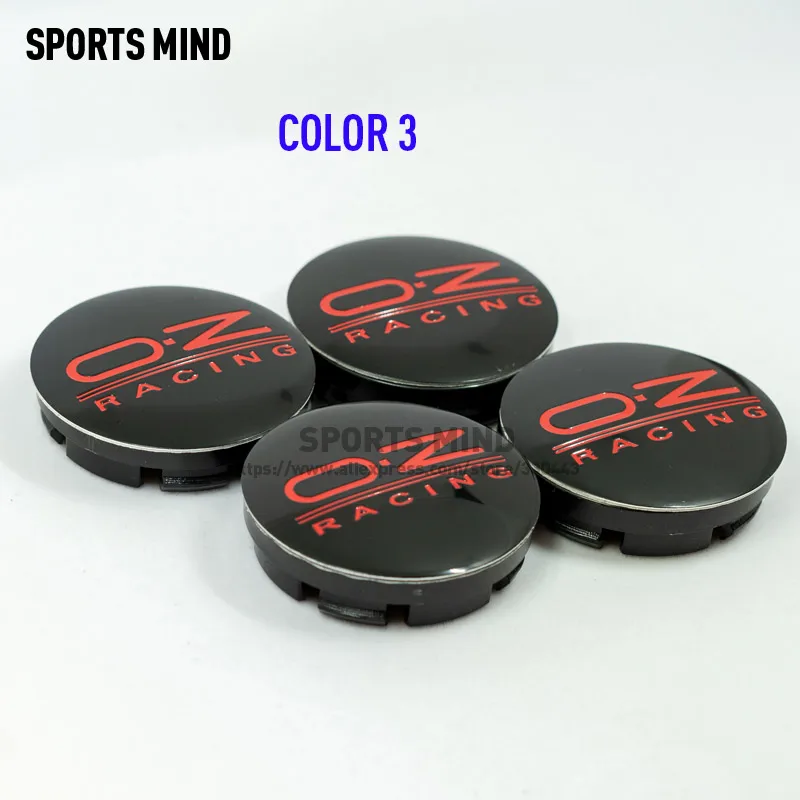 Oz Racing 4/ unidades ★ ★ 55/ mm Pegatinas Emblema para llantas Buje Tapa Tapacubos