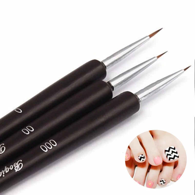 FULLJION 3Pcs Makeup Brushes Nail Art Liner Painting Drawing Pen Brush Acrylic DIY French Nail Make up Brush Beauty Tools
FULLJION 3Pcs Makeup Brushes Nail Art Liner Painting Drawing Pen Brush Acrylic DIY French Nail Make up Brush Beauty Tools