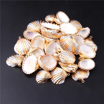 30.4mm*25.9mm 3pcs Gold Plated Sea Shells For Jewelry Fashion DIY Handmade Home Decor Natural Shell Craft Accessories Ornaments
30.4mm*25.9mm 3pcs Gold Plated Sea Shells For Jewelry Fashion DIY Handmade Home Decor Natural Shell Craft Accessories Ornaments