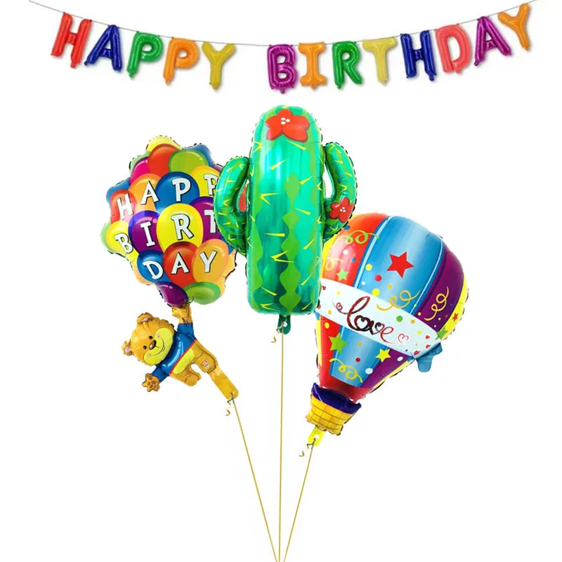 New Bear Parachute Modeling Aluminum Balloons Helium Ballons Birthday Wedding Decor Air Baloons Event Party Supplies globos
New Bear Parachute Modeling Aluminum Balloons Helium Ballons Birthday Wedding Decor Air Baloons Event Party Supplies globos