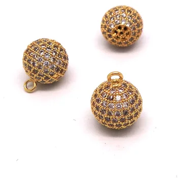 6mm 8mm Micro Pave Zircon CZ Filigree Round Pendant European Charms Gold Plated Brass DIY Findings Bracelet Necklace Making
6mm 8mm Micro Pave Zircon CZ Filigree Round Pendant European Charms Gold Plated Brass DIY Findings Bracelet Necklace Making