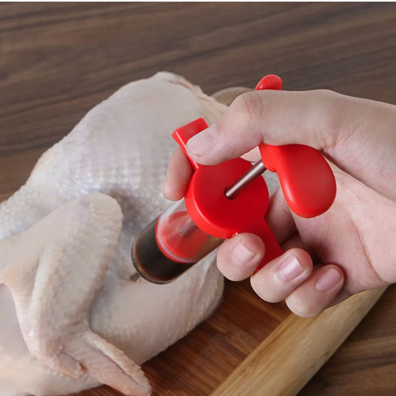 Marinade Syringes Stainless Steel Needles Spice Syringe Marinade Injector Flavor Syringe Cooking Meat Poultry Turkey Chicken BBQ
Marinade Syringes Stainless Steel Needles Spice Syringe Marinade Injector Flavor Syringe Cooking Meat Poultry Turkey Chicken BBQ