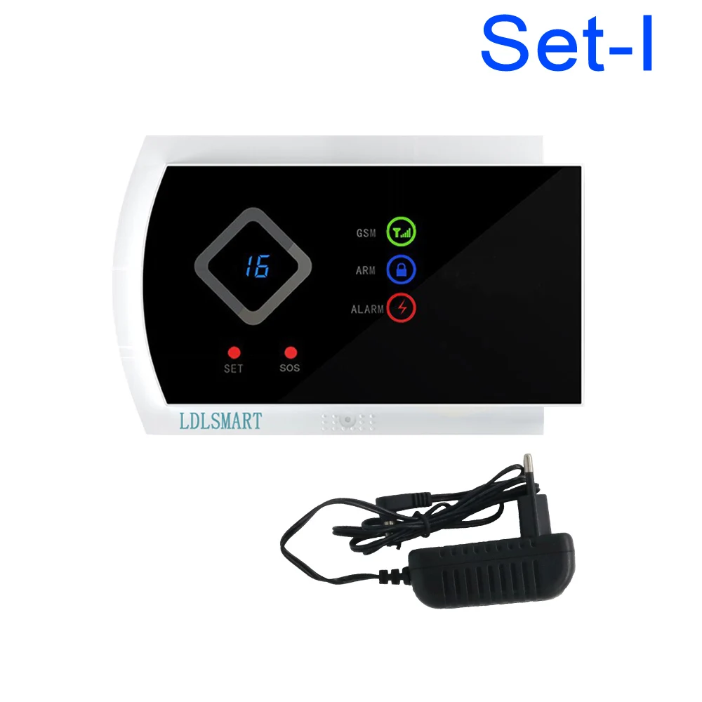 Russian English IOS Android APP Home Security GSM Alarm System With Power Supply Manual
Russian English IOS Android APP Home Security GSM Alarm System With Power Supply Manual
